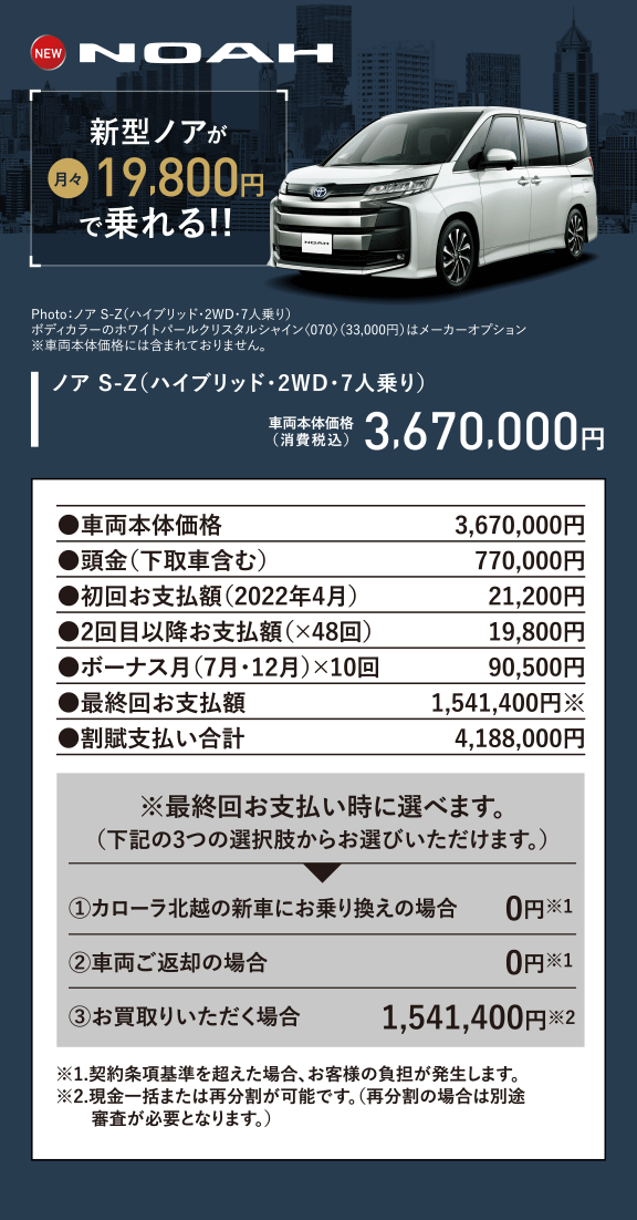ノア・ヴォクシーならカローラ北越！ | トヨタカローラ北越